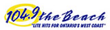 104.9 The Beach Logo