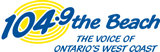 104.9 The Beach Logo