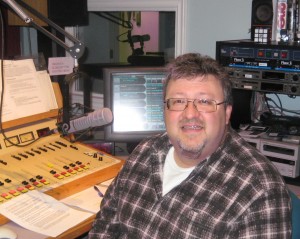 Daryl in the studio at CKDO