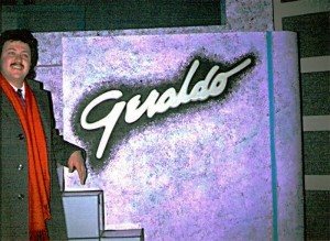 Daryl on set of Geraldo Rivara - open to see the whole shot