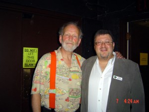 Daryl backstage with Valdy - 2008